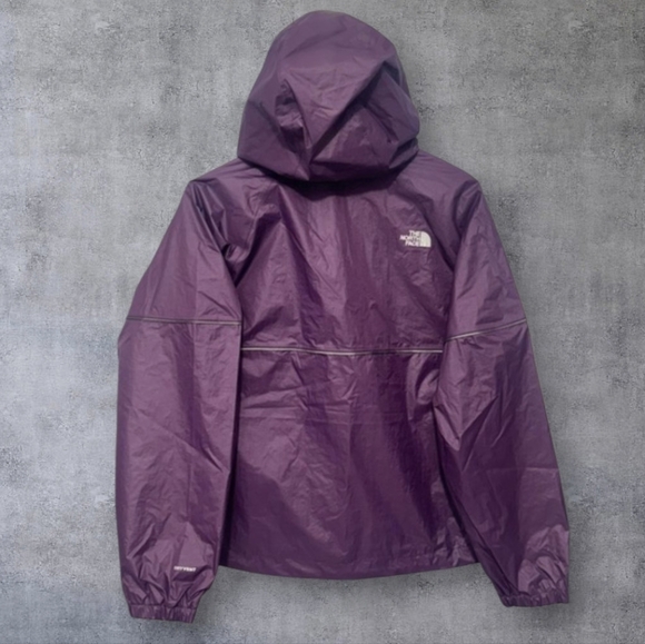 The North Face Women's Novelty Antora Rain Windwall DryVent Hoodie Jacket Purple - Picture 8 of 8